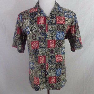 Hawaii Brand Men's Hawaiian Tropical Shirt Size L
